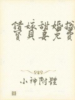 错嫁甜婚总裁的宝贝妻免费阅读