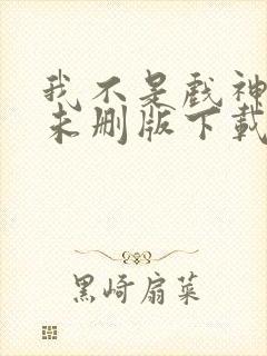 我不是戏神小说未删版下载txt