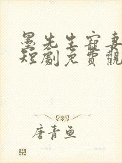 墨先生宠妻无度短剧免费观看