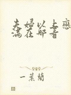 夫妇以上恋人未满在哪看