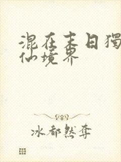 混在末日独自成仙境界