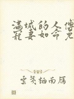 满城的人傅时洲宠妻如命免费阅读