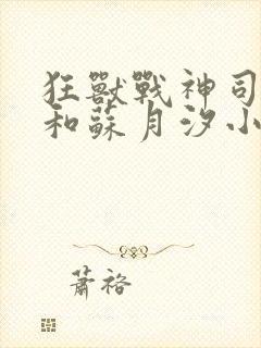 狂兽战神司空靖和苏月汐小说免费阅读