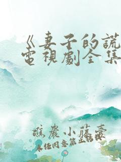 《妻子的谎言》电视剧全集播放