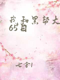 我和黑帮大佬365日