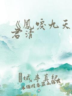 《凤唳九天》夜君清