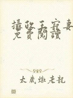 摄政王宠妻如命免费阅读