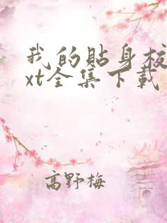 我的贴身校花txt全集下载完本免费