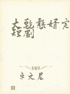 大乾憨婿完结篇短剧