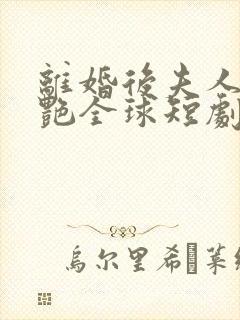 离婚后夫人她惊艳全球短剧9