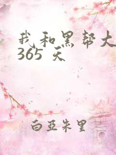我和黑帮大佬的365 天