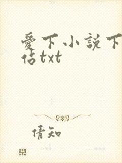 爱下小说下载网站txt