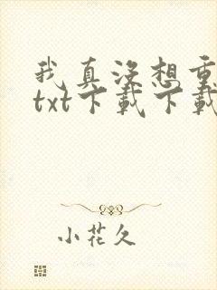 我真没想重生啊txt下载下载
