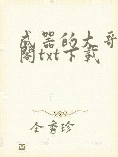 成器的大哥笔趣阁txt下载