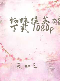 蜘蛛侠英雄无归下载 1080p