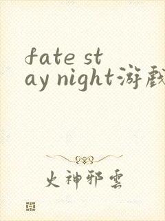 fate stay night游戏汉化版