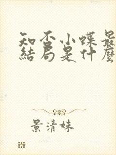 知否小蝶最后的结局是什么