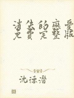 消失的恋爱漫画免费完整版