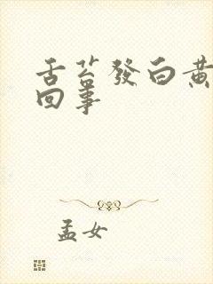 舌苔发白黄怎么回事