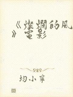 《灿烂的风和海》电影