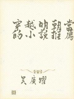 穿越明朝当皇上的小说推荐