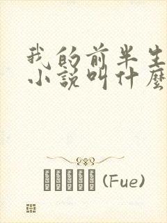 我的前半生原著小说叫什么