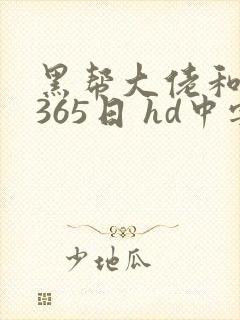 黑帮大佬和我的365日 hd中字