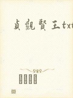 贞观贤王txt