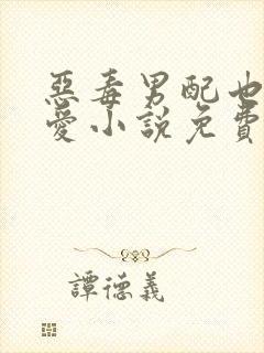 恶毒男配也想被爱小说免费阅读无弹窗