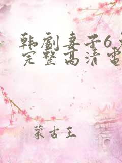 韩剧妻子6免费完整高清电视剧在线看中文