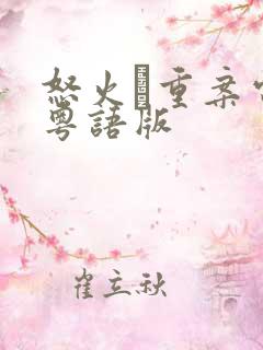 怒火·重案电影粤语版