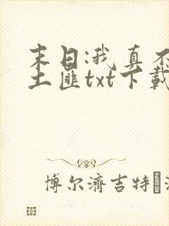 末日:我真不是土匪txt下载