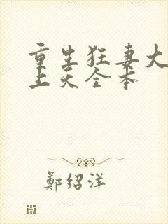 重生狂妻大佬宠上天全本