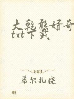 大乾憨婿奇书网txt下载