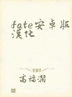 fate安卓版汉化