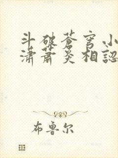 斗破苍穹小说潇潇萧炎相认