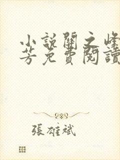 小说关之峰倪芳芳免费阅读