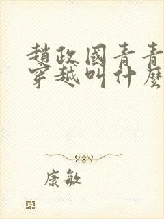 赵政国青青小说穿越叫什么名字