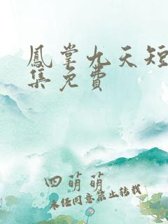 凤掌九天短剧全集免费