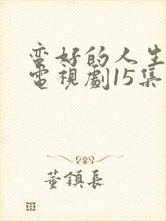 蛮好的人生观看电视剧15集完整版