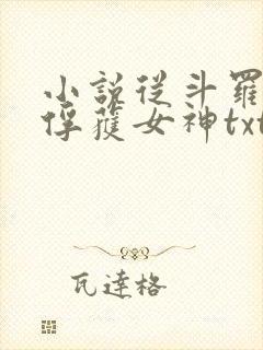 小说从斗罗开始俘获女神txt下载