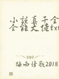 小说真千金她是全能大佬txt下载