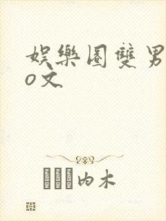 娱乐圈双男主po文