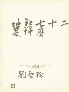 地煞七十二变都是什么