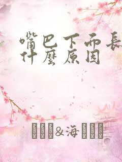 嘴巴下面长泡是什么原因