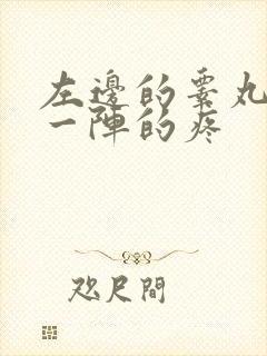 左边的睾丸一阵一阵的疼