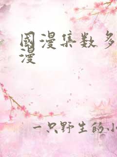 国漫集数多的动漫