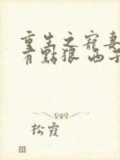 重生之宠妻王爷有点狠 西子晴