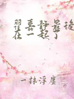 翟嘉静最后和谁在一起了