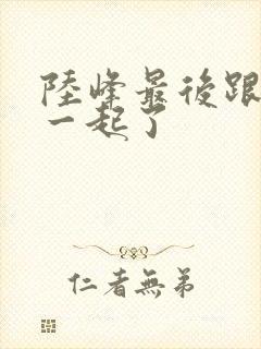 陆峰最后跟谁在一起了